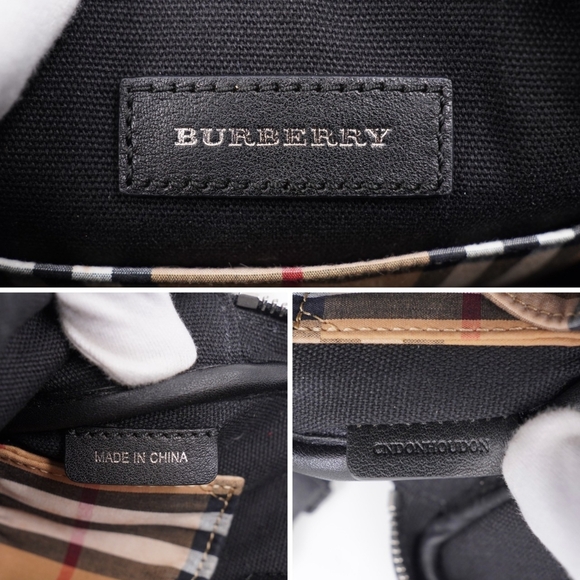 ❌️❌️SOLD❌️❌️BX48 💕 BURBERRY Vintage Check Cartoon Print Round Bag - Picture 10 of 14